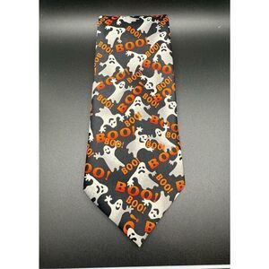 Halloween Men’s Neck Tie Ghosts Boo 60” Long